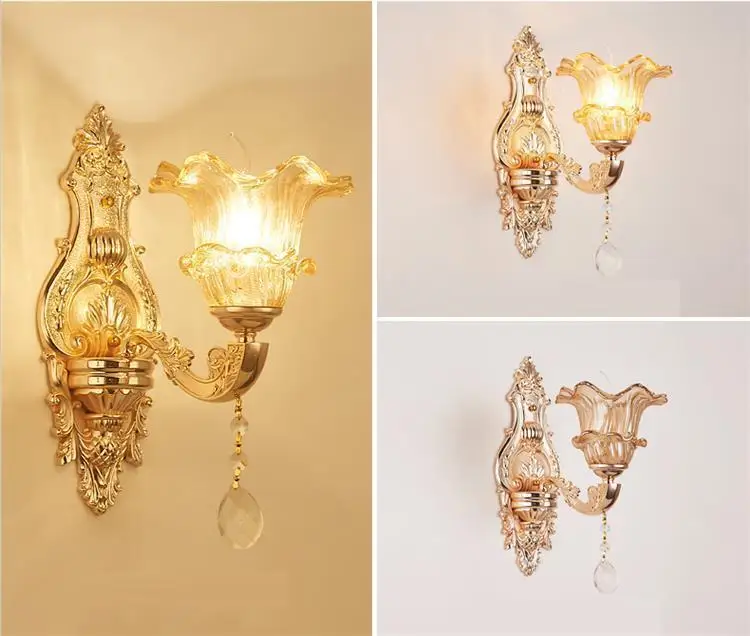 Бра Wandlampe зеркало Cama Lampara De Interior Aplique Luz Pared аппликация Murale Wandlamp Хрустальный потолочный светильник настенный светильник для спальни