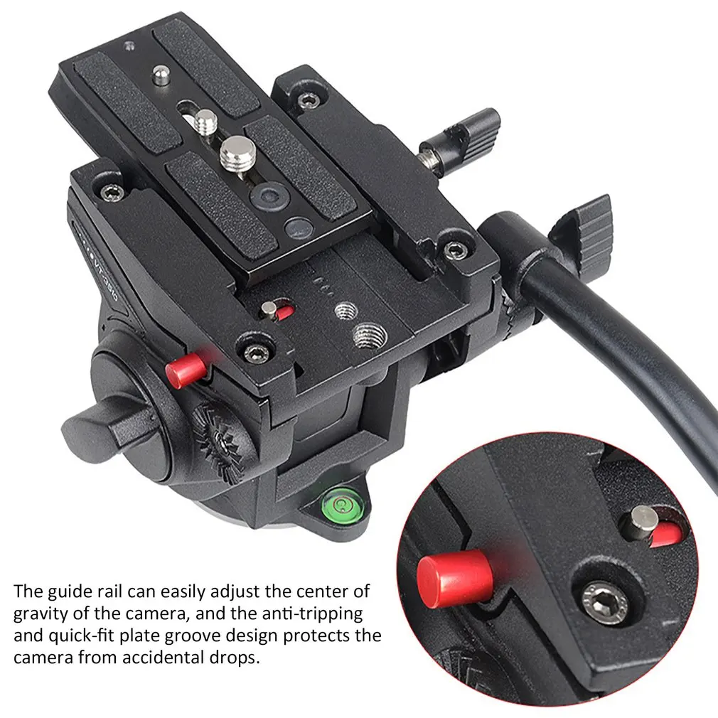 Универсальный панорамный штатив головка; гидравлика подвижная видеокамера головка шариковая головка для штатива-монопода или Камера подставка держатель мобильного цифровых однообъективных зеркальных камер и однообъективных зеркальных