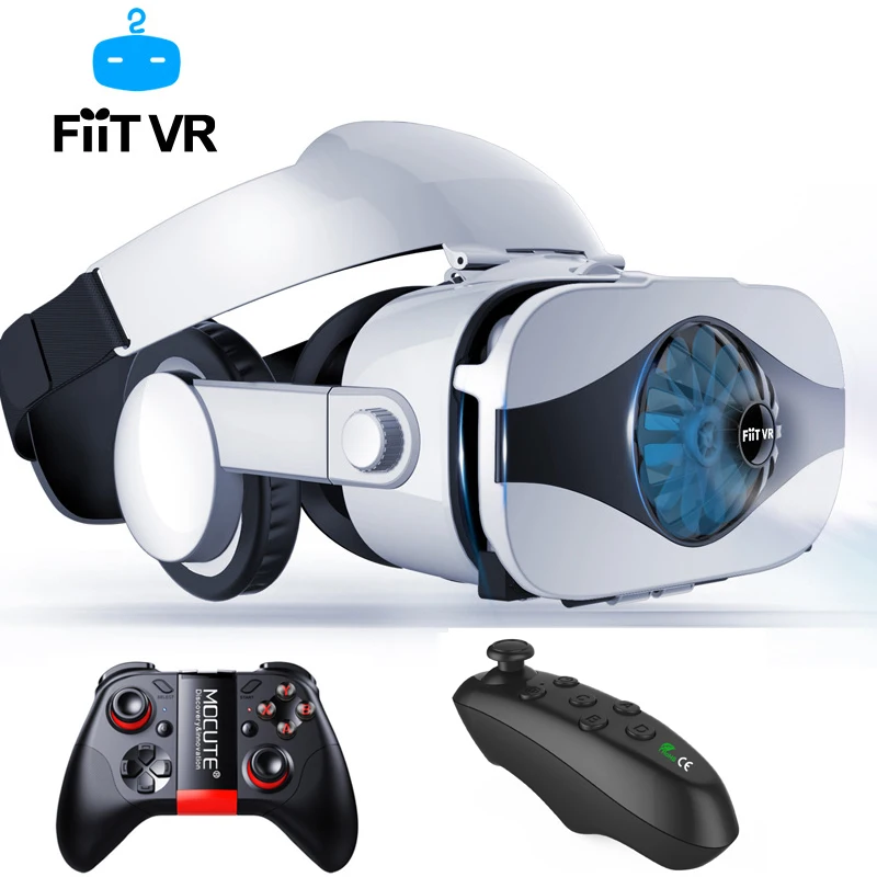 Шлем виртуальной реальности Fiit VR 5F 3D очки гарнитура для смартфонов ios Android |