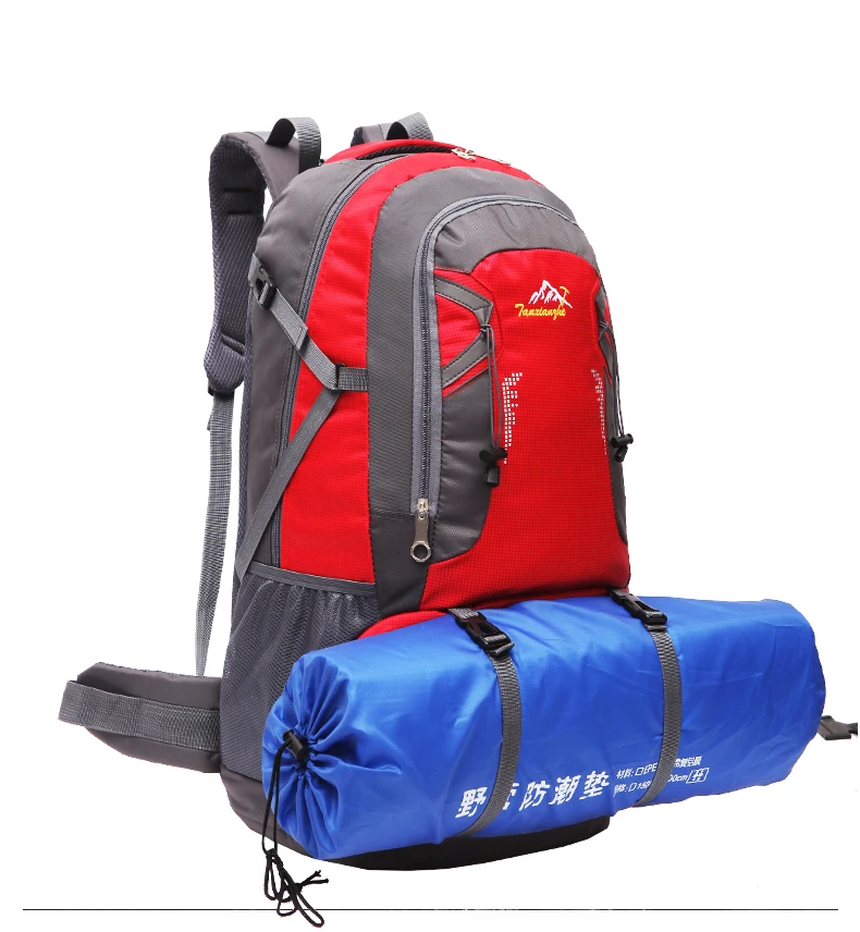 60L многофункциональные сумки для кемпинга, прочный рюкзак для альпинизма, мужской женский рюкзак для путешествий, альпинизма, спортивная сумка