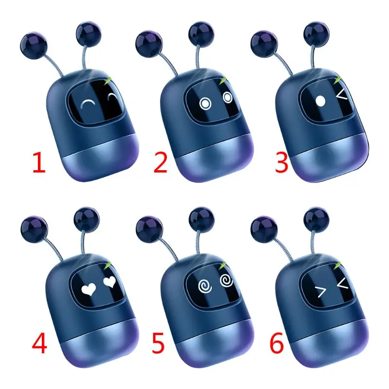 

Car Perfume Air Freshener Cute Robot Car Diffuser Solid Aromatherapy Air Vent On