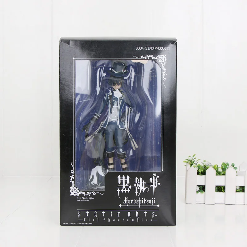 Аниме Черный дворецкий фигурка игрушка Ciel Phantomhive Kuroshitsuji minists Sebastian Black Butler Nendoroid фигурка игрушка - Цвет: 5 in box