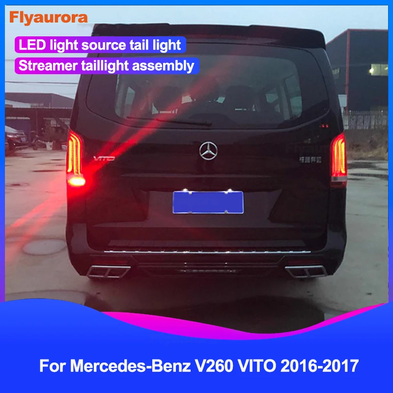 Автомобильный Стайлинг для Mercedes Benz V260 все светодиодные фары+ задний фонарь- для Mercedes Benz Vito светодиодные задние фары Drl Biled объектив