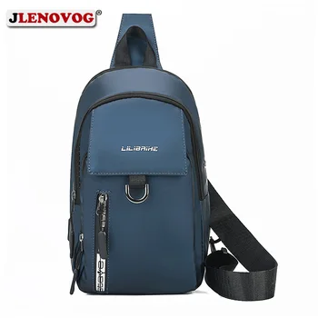 

Men's Nylon Casual Anti theft Chest Pack Fashion Brand Crossbody Waist bag for Men Shoulder Sling Chest Bag Small Sport Backpack