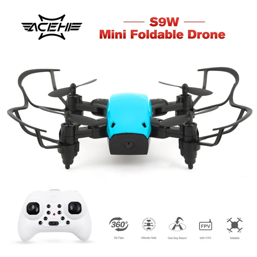 

S9 2.4G Mini Foldable Drone 360 Degree Flip One-Key Return Headless Mode H/L Speed Switch RC Quadcopter with Light