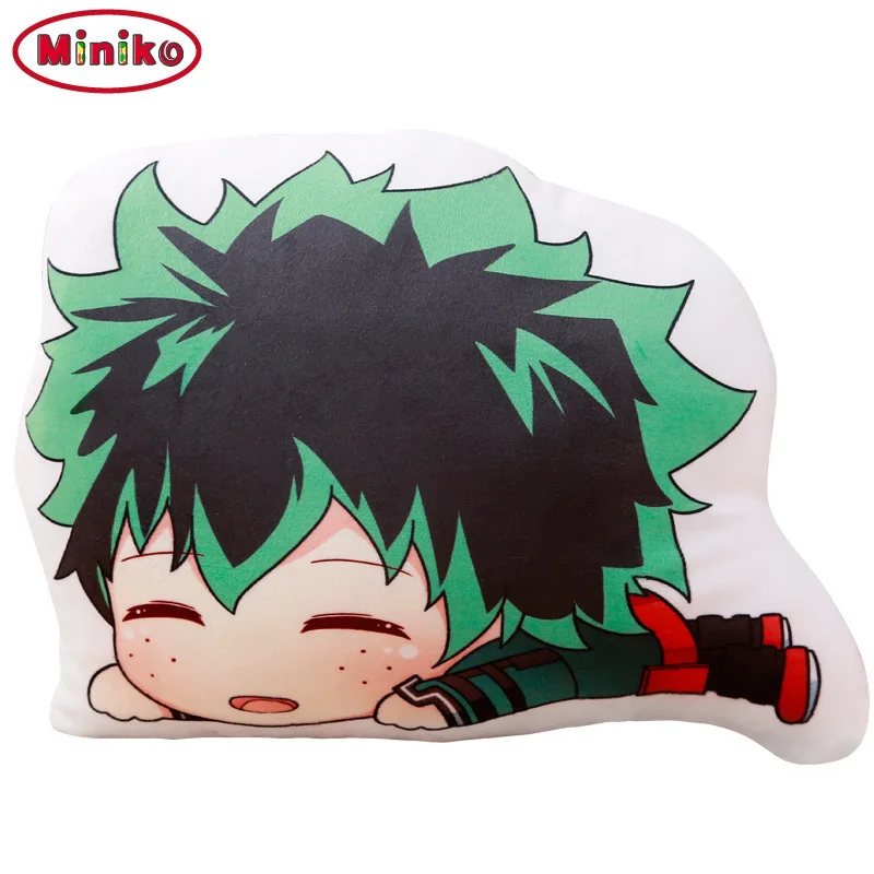 Минько аниме My Hero Academy Bakugou Katsuki Todoroki Shoto Midoriya Izuku Boster плюшевые Boku No academic Подушка