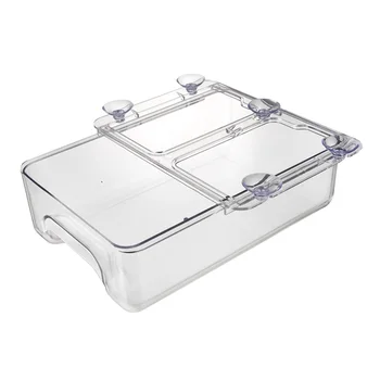 

Shelf Holder Storage Box Fresh Bin Suction Cup Rectangle Space Saving Fridge Drawer Organizer Refrigerator Kitchen Eggs Pull Out
