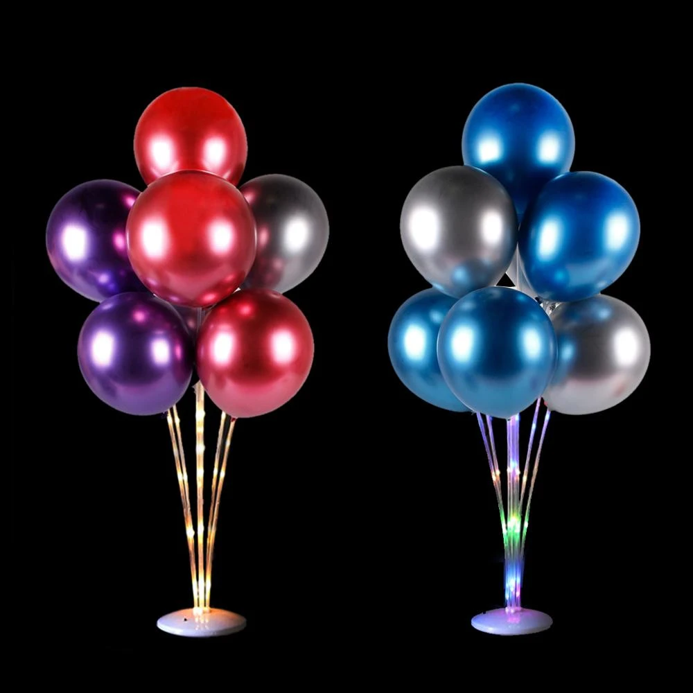 Support De Ballon Led Decoration De Fete D Anniversaire Enfants Adulte Latex Support De Ballon Colonne Baton De Mariage Anniversaire Ballon Bebe Douche Aliexpress