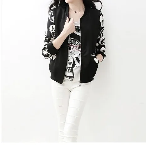 

Baseball Shirt Coat WOMEN'S Dress Long Sleeve Short Spring And Summer New Style Students Coat Casual Jacket Fashion