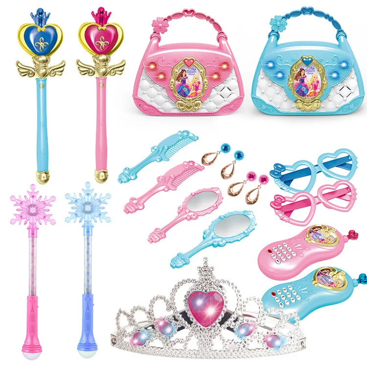 

On Behalf of Children Magic Wand Toy Backpack Little Magic Fairy Music Luminescent Lamp Turning Fairy Flash Stick Crown