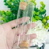 50pcs/lot 22*120mm 30ml Transparent Clear Bottles With Cork Stopper Food Grade Glass Vials Jars Storage Bottles Test Tube Jars 6