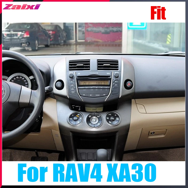 Мультимедийная система ZaiXi 10 4 Tesla для Toyota RAV4 XA30 2006 ~ 2012 DVD плеер на Android навигация GPS
