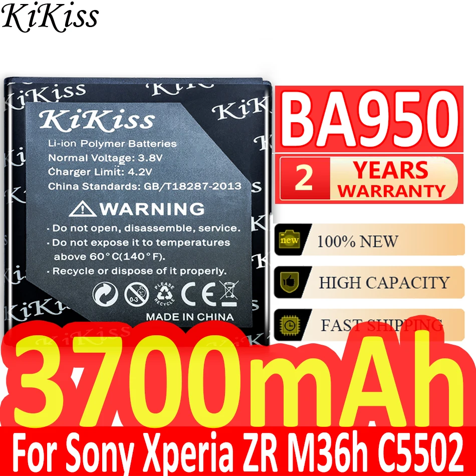 Аккумулятор для сотового телефона KiKiss BA950 Для Sony Xperia ZR SO-04E M36h C5502 C5503 Dogo/для A AB-0300