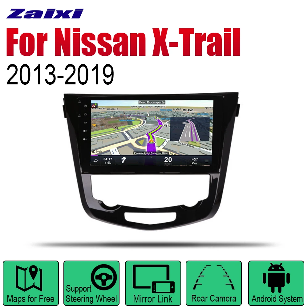 

Android Car GPS Navigation For Nissan X-Trail/Qashqai/Dualis Rouge 2013~2019 Accessories Multimedia Player Radio Stereo System