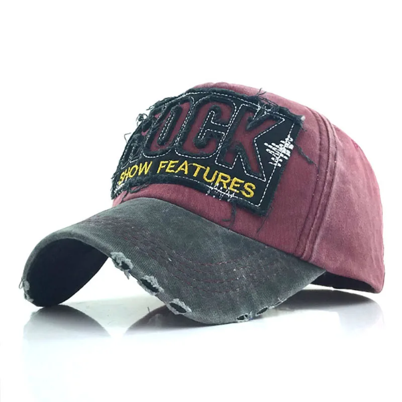 

Washed Cotton Baseball Cap Snapback Hat Men Women Retro Summer Hip Hop Fitted Caps Casual Letter Casquette gorra hombre bone