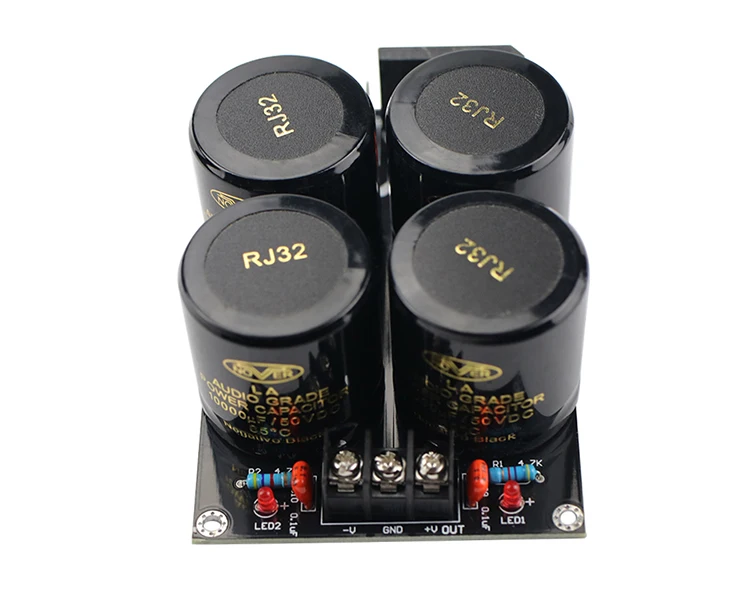Ghxamp 50A усилитель, выпрямитель, фильтр, двойная плата питания для LM3886/TDA7293 Плата усилителя мощности 10000 мкФ 63 в 1 шт