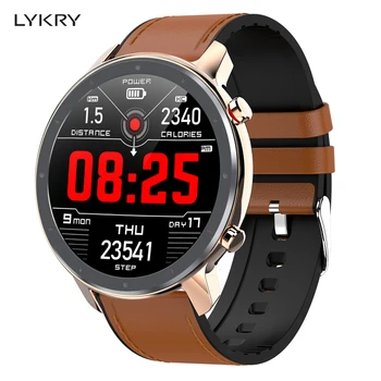 

LYKRY L11 Full Round Touch Smart Watch Men Women ECG PPG Heart Rate Waterproof IP68 Sport Fitness Tracker Weather Forecast