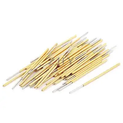 

50 Pieces PL75-J 0.76mm Spherical Tip Spring PCB Testing Contact Probes Pin