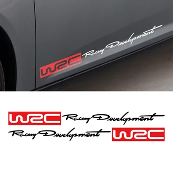 

1 Pair Customizable WRC Rally Stickers Decal Car-Styling For BMW Citroen VW Volkswagen Ford PEUGEOT MITSUBISHI Car Accessories