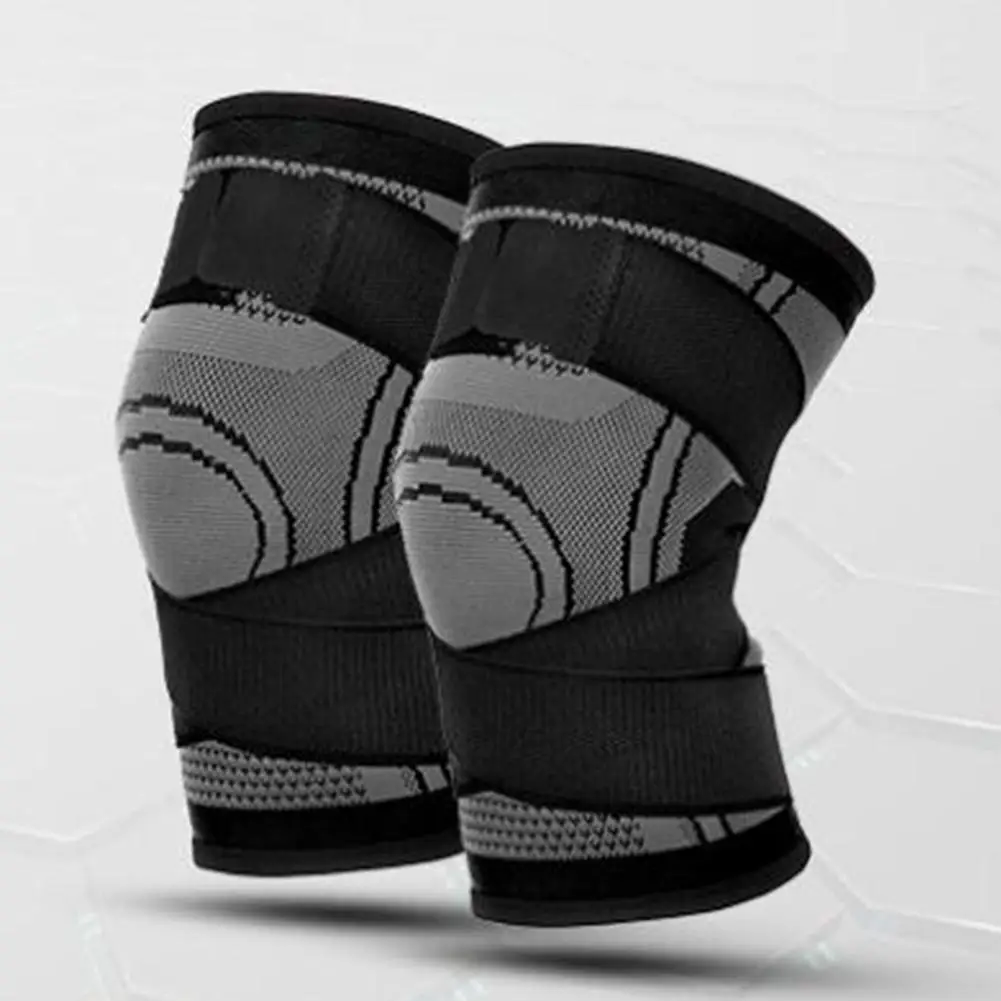 Унисекс спортивные наколенники компрессионные эластичные повязки для бега альпинистские трикотажные велосипедная резинка корректирующий пояс