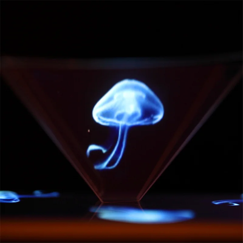 3D Голограмма пирамида дисплей проектор видео подставка универсальный для смарт