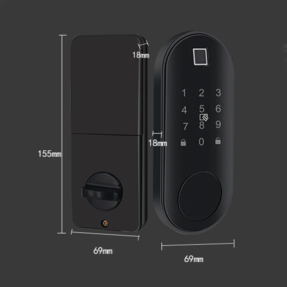 На батарейках умный отпечаток пальца безопасности дома Профессиональный дверной замок клавиатуры приложение управление сенсорный Противоугонный пароль самозащиты