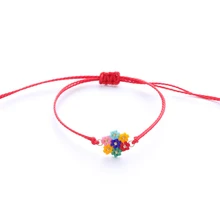 G. YCX бисер Delica MIYUKI браслет красочный цветок браслет Femme ручной работы тканый воск шнур Pulsera Летний пляж ювелирные изделия