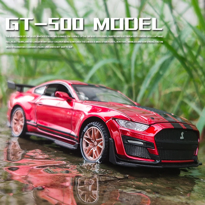 Модель автомобиля Ford Mustang Shelby GT500/GT350 в масштабе 1:32 суперкар модель машины из