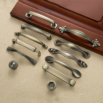 Antique Door Handles and Knobs Metal Drawer Pulls Vintage Kitchen Cabinet Handles and Knobs Furniture Handles Hardware