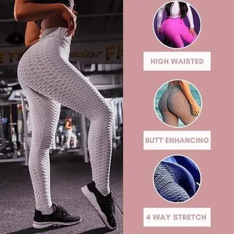 Butt Crack Anti Cellulite Leggings for Women Butt Peach Lift