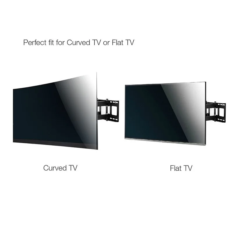 Универсальное изогнутое и Плоское настенное крепление UHD для телевизора