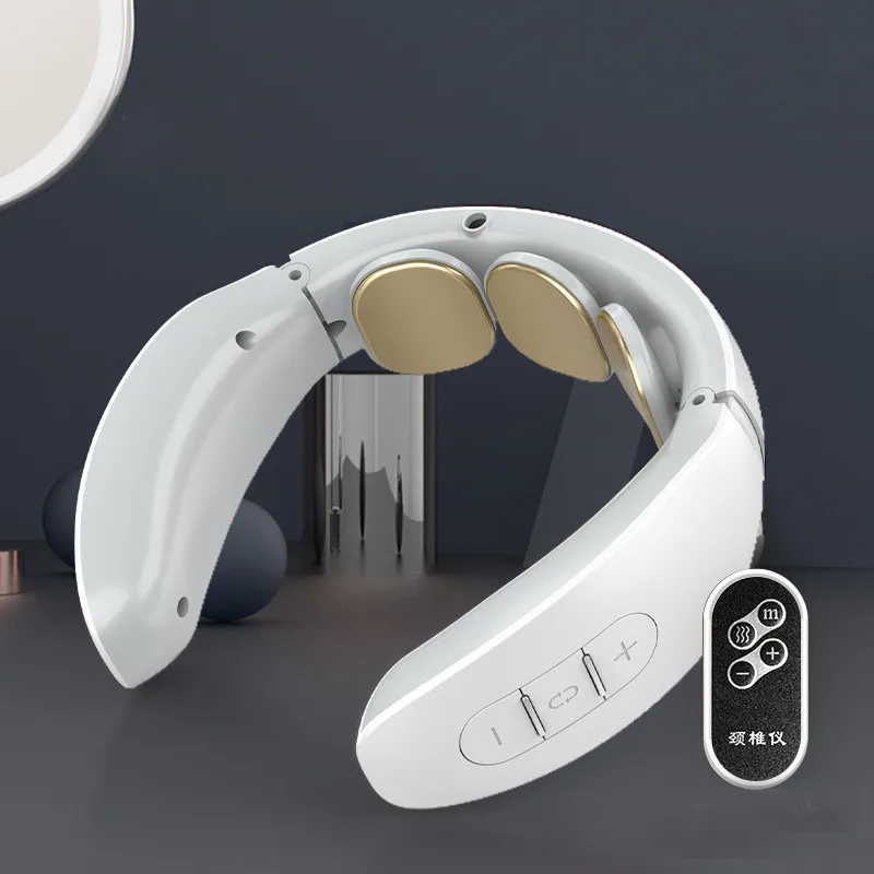 

Electric Pulse Back and Neck Massager Far Infrared Heating Pain Relief Tool Health Care Relaxation Intelligent Cervical Massager
