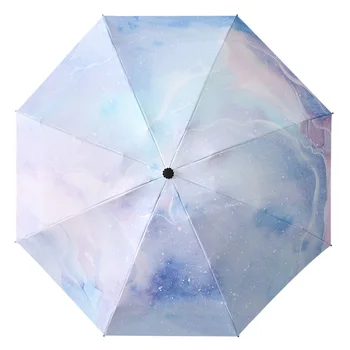 

Pocket Adult Umbrella Light Uv Protection Five Folding Umbrella Non Automatic Parasolka Damska Household Merchandises EF50UB