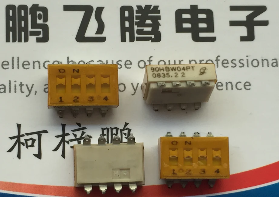 

1 шт. оригинальный американский Grayhill 90HBW04PT SMD переключатель 4-битного кода с шагом 2,54 типа 4 P