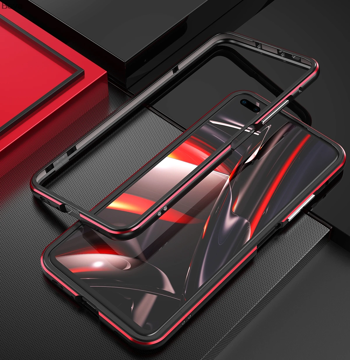Чехол для Honor V30 Pro люкс ультра тонкий алюминиевый бампер для huawei Honor View30 Pro View30+ 2 пленка(1 Фронтальная+ 1 задняя