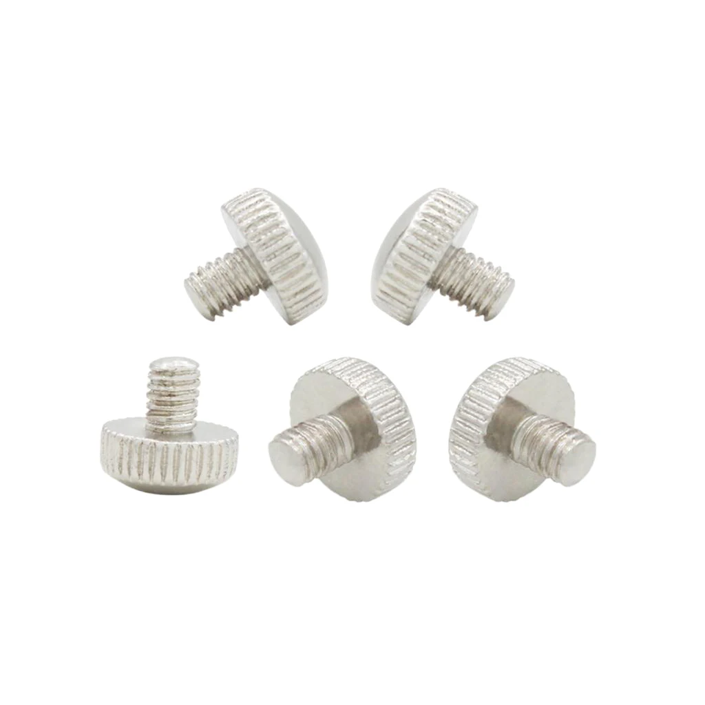 Durable Pack of 5 Trumpet Slide Finger Ring Screws Brass Instrument Parts