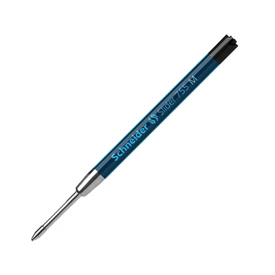 Ядро масляной ручки Schneider 755M в Германии находится между шариковой ручкой и нейтральной ручкой, прессуя ядро G2 плавно - Цвет графита: black