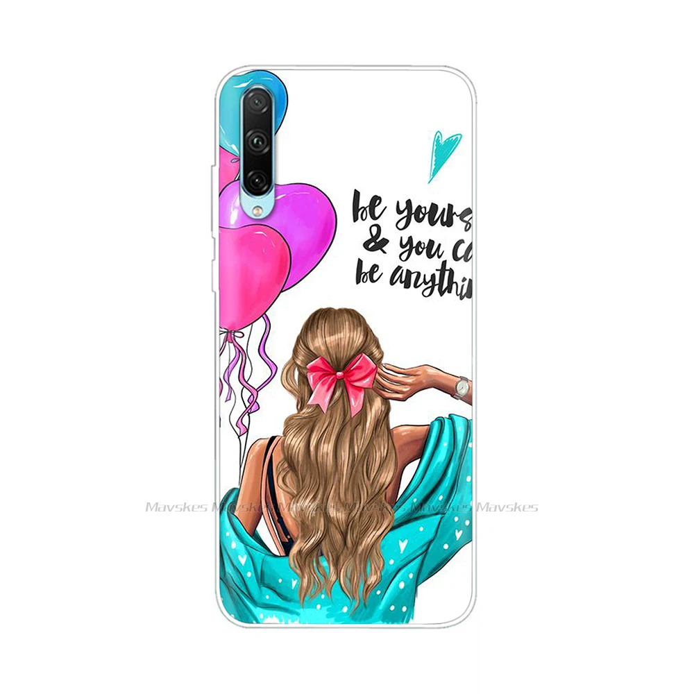 Floral Silicone Soft Phone Case with TPU Bumper