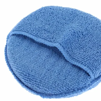 

Blue Sponge pad 10Pcs Auto Car Polish Applicator Cloth Microfiber Supplies