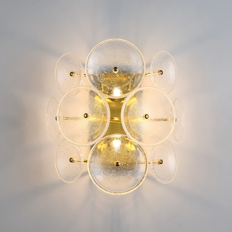 Nordic Glass Round Bubble Flying Saucer Creative Wall Light 1 Nordic Glass Round Bubble Flying Saucer Creative Wall Light 1