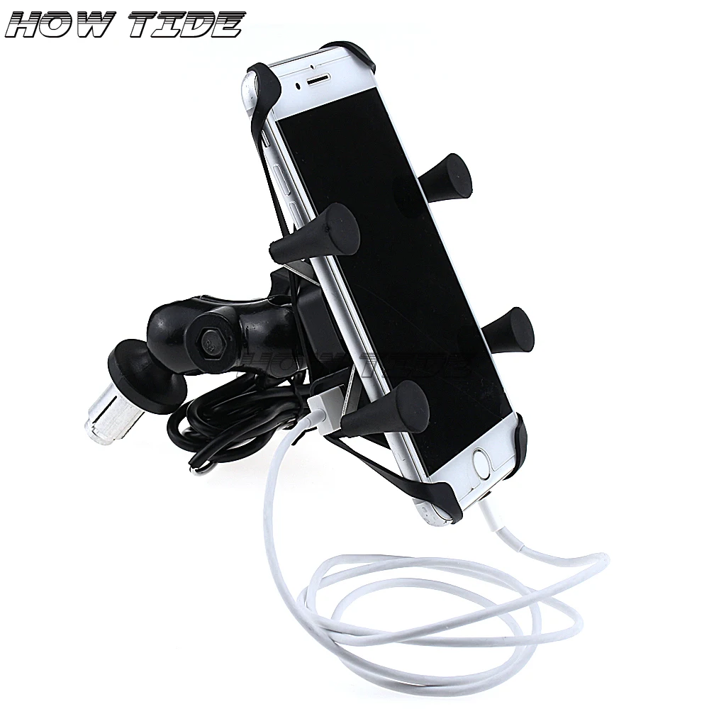 Держатель для телефона USB зарядное устройство Aprilia NA Mana 850/GT Shiver 750/GT SMV 750 Dorsoduro