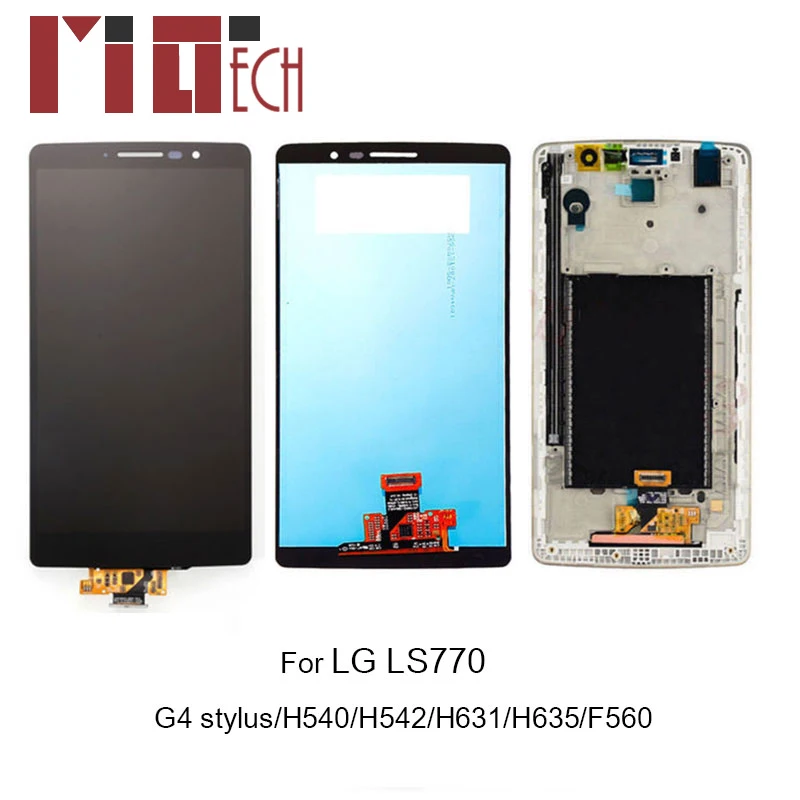 

LCD Display For LG G4 Stylus H540 H542 LS770 H631 H635 F560 Touch Screen Digitizer Black No/with Frame Assembly Replacement