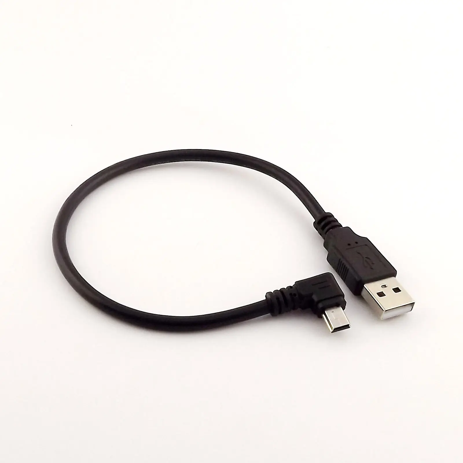 10pcs High Speed USB A Male to Mini 5 Pin Left Angled Data Charger Adapter Cable | Компьютеры и офис