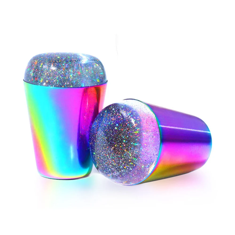 

Nail Art Stamper Colorful Silicone Soft Seal Printing Stamping Stamper Stamp Stamping Plate Seal Nail Art Stamper