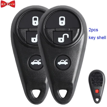 

KEYECU 2pcs for Subaru Forester Impreza Remote Control Car Key Shell Case Fob Cover Housing for NHVWB1U711