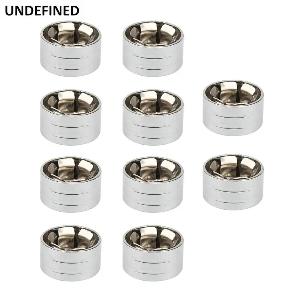 Motorcycle Screw Caps Chrome Motorcycle Head Bolt Cover Schrauben Screws Topper Caps CNC For Harley Touring Road Glide Twin Cam Sportster Dyna Softail