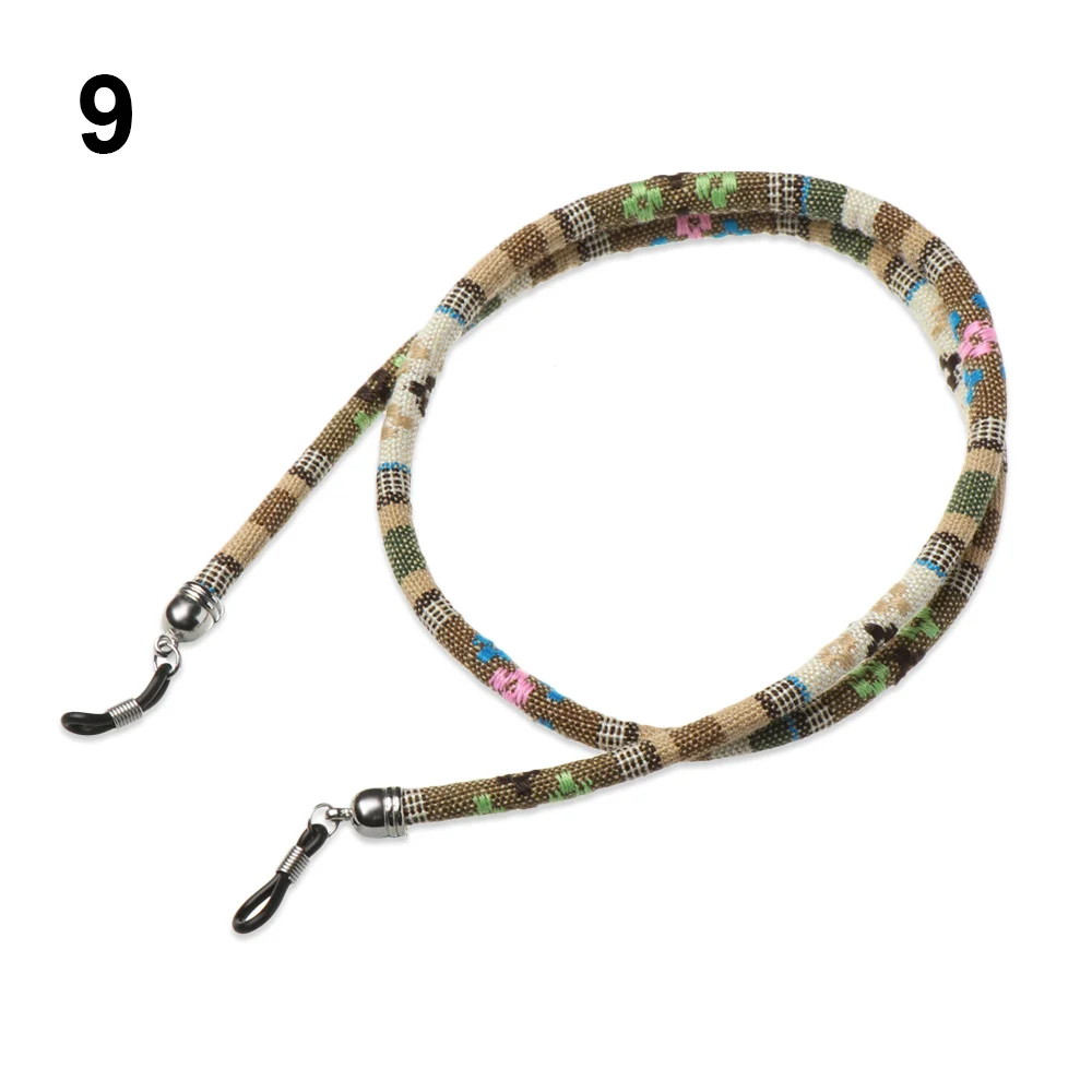 Vibrant Acrylic Beaded Eyewear Chain with Vintage Neck Strap