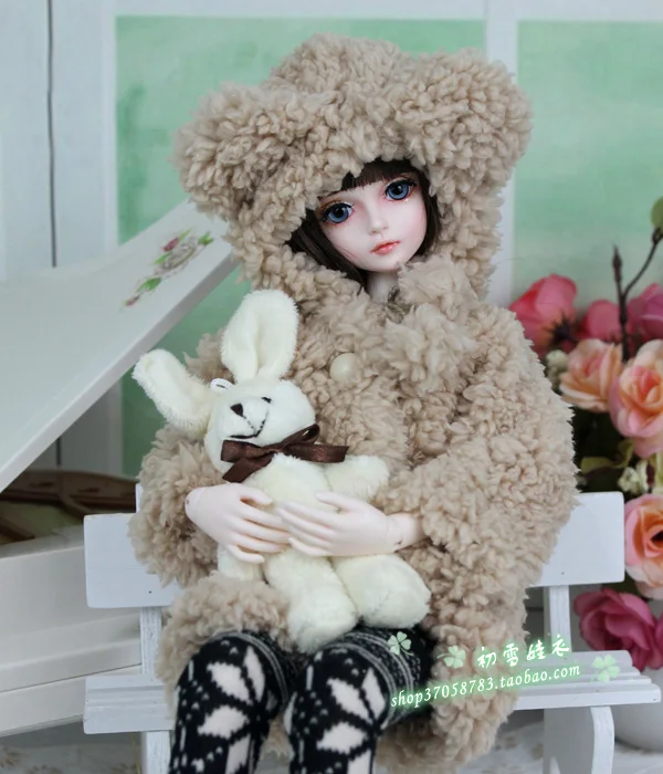 1/8 1/6 1/4 1/3 BJD одежда аксессуары кукла милая Пижама накидка+ обувь+ носки для BJD/SD blyth, не включает в себя куклы, парик и другие 2543