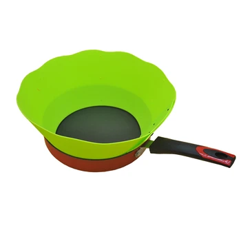 

New Tools Oil Barrier Cooking Silicone Pot Circle Anti Splashing Oil Baffle Kitchen Tool