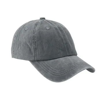 

Unisex Baseball Caps Good Quality Adjustable Causal Hats Grey Casquette Bone Cap Gorras Hot Sale